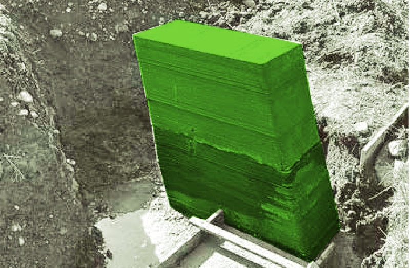 【写真】特性を活かした3Dプリンタ構造物